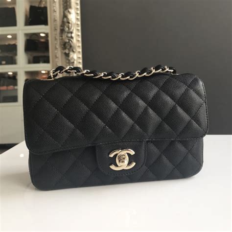 chanel mini shopping bag black|mini rectangular chanel bag.